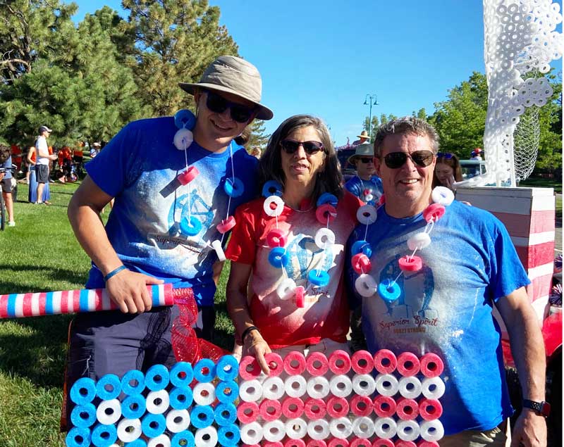 Star Spangled parade float