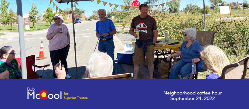 Bob-endorsements Bob McCool for Superior Trustee - Superior